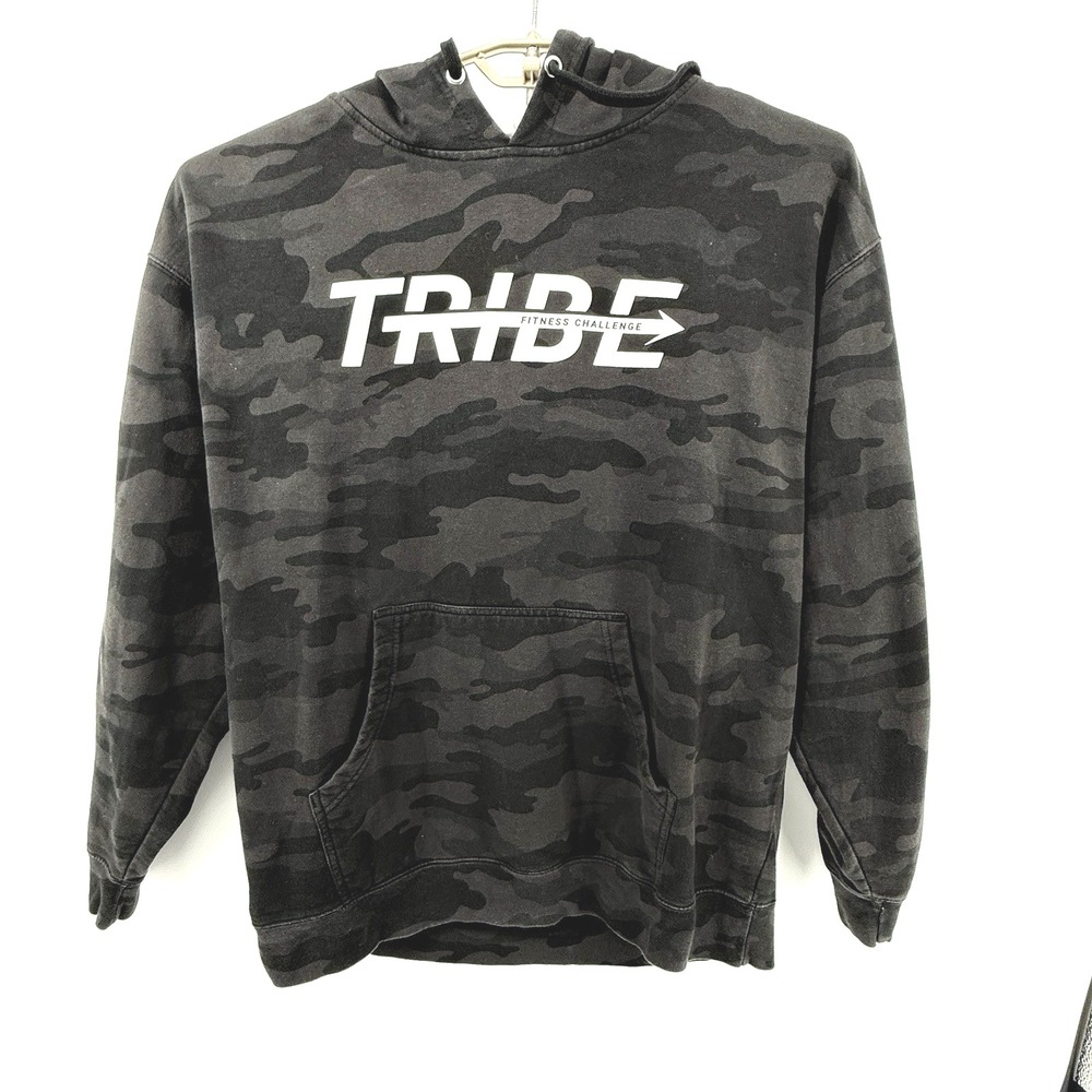 Independent Trading Company Hoodie Camouflage Sweatshirt Men's XL Dk Green - Picture 2 of 7